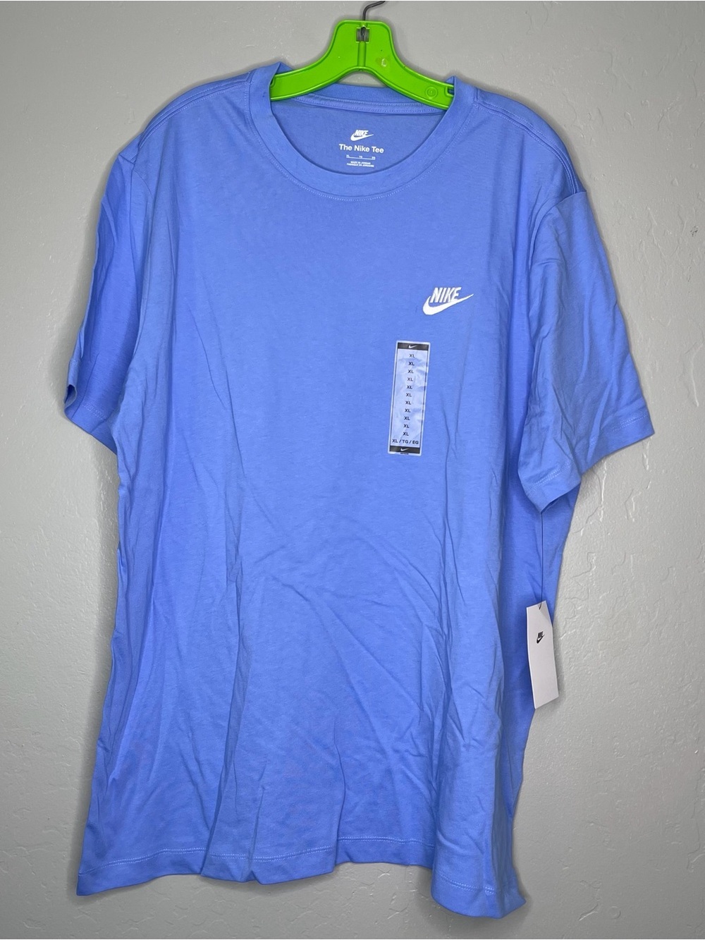 Nike Men’s Sportwear Club Short Sleeve T-Shirt In Blue